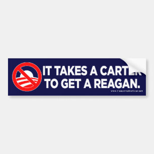 Adesivo Para Carro Toma um Carter para obter um Reagan