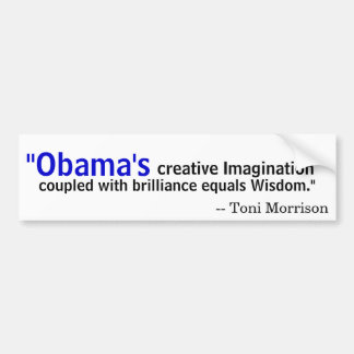 Adesivo Para Carro Toni Morrison em Obama