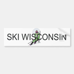 Adesivo Para Carro Top Ski Wisconsin