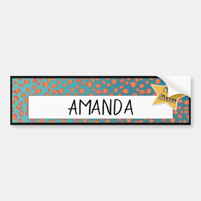 Adesivo Para Carro Tópicos de Coleta de Estudantes Bonitos (Frente)