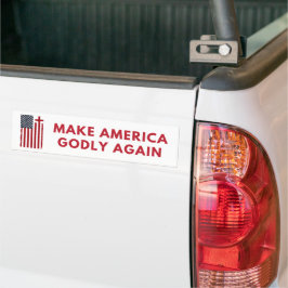 Adesivo Para Carro Torne a América Deus de novo no Bumper Sticker