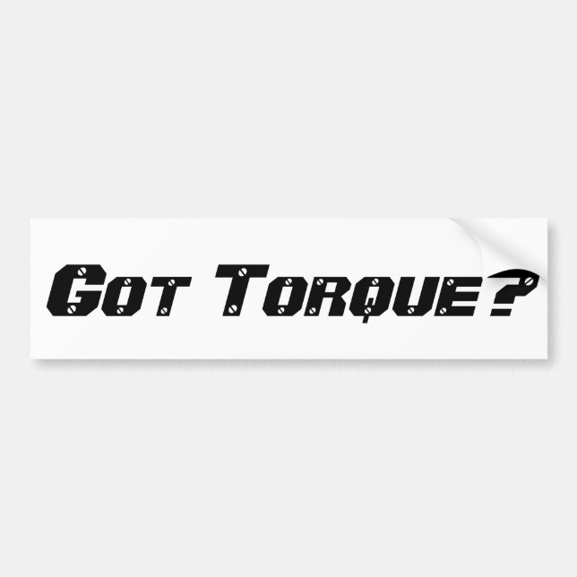 Adesivo Para Carro Torque obtido? (Frente)