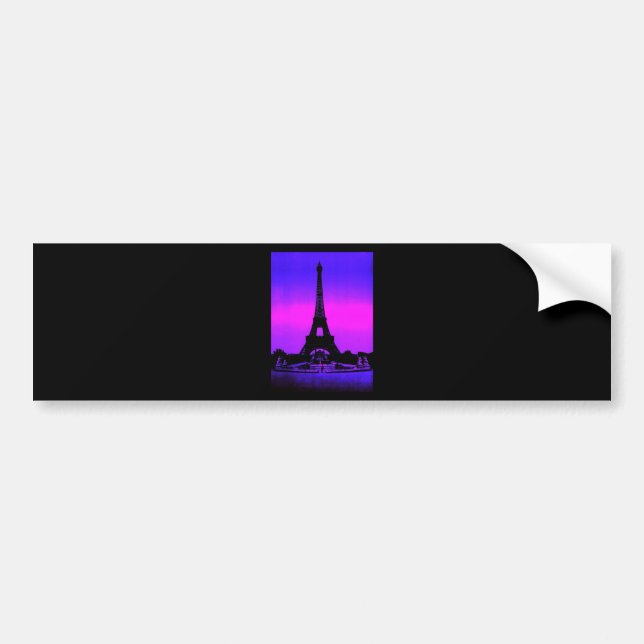 Adesivo Para Carro Torre Eiffel (Frente)