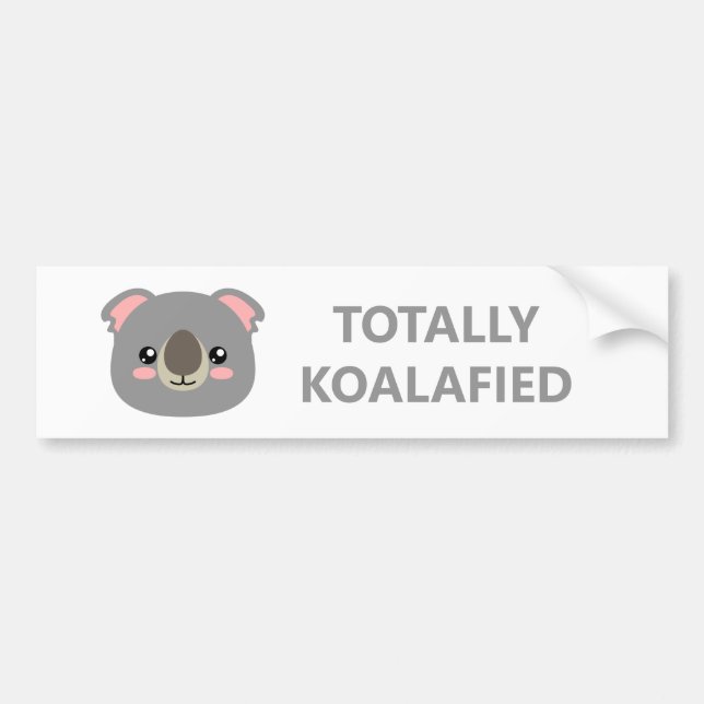 Adesivo Para Carro Totalmente Koalafied (Frente)