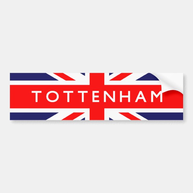 Adesivo Para Carro Tottenham UK Flag (Frente)