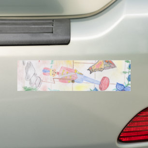 Adesivo Para Carro Trabalho de arte de Crianças Personalizadas, brinq