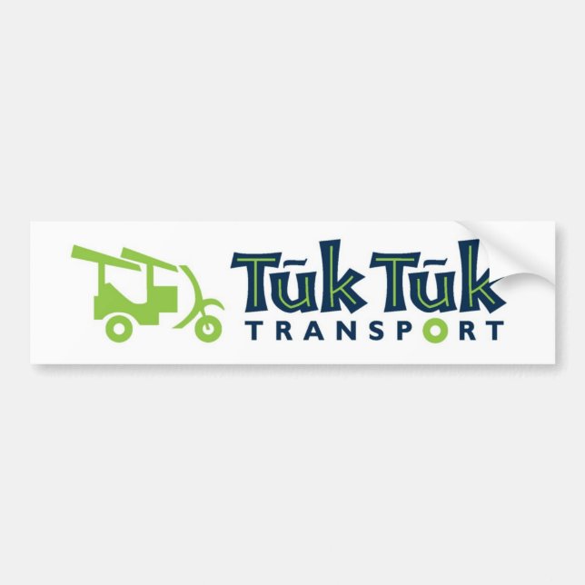 Adesivo Para Carro Transporte de Tuk Tuk (Frente)