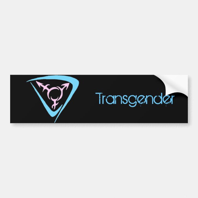 Adesivo Para Carro transporte do céltico, Transgender (Frente)