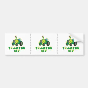 Adesivo Para Carro Trator Kid, Verde