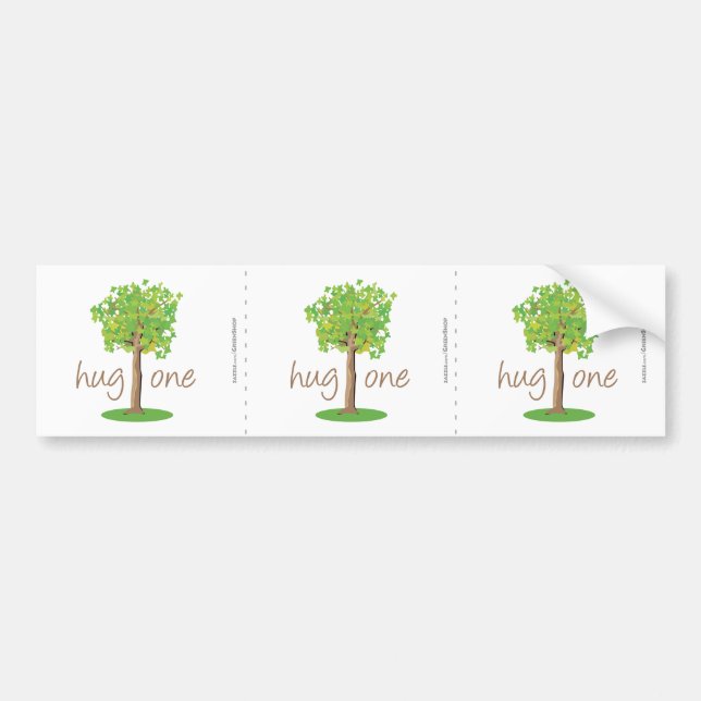 Adesivo Para Carro Tree Hugger (Frente)