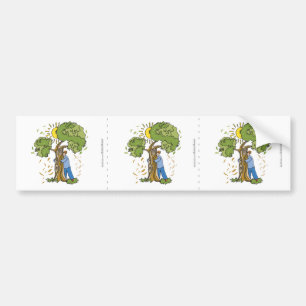 Adesivo Para Carro Tree Hugger