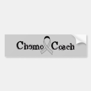 Adesivo Para Carro Treinador de Chemo - tumor cerebral/cancer