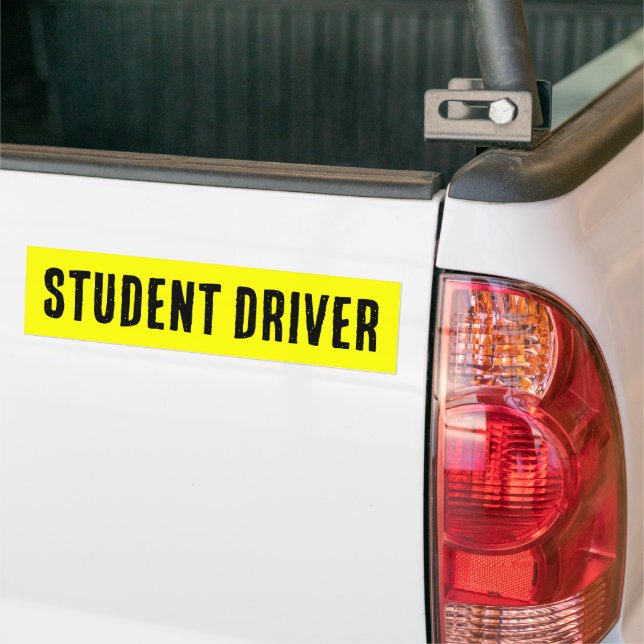 Adesivo Para Carro Treinamento de Drivers de Estudantes (No caminhão)