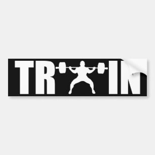 Adesivo Para Carro TREM - Motivação de Gym