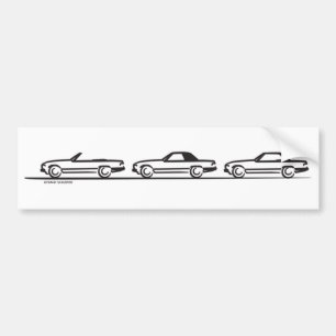 Adesivo Para Carro Três 107 SLs
