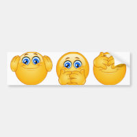 três emojis sábios