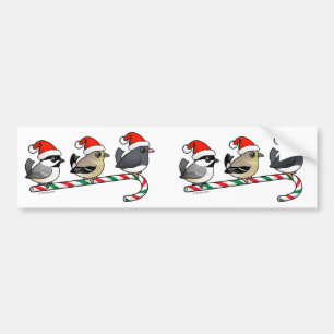 Adesivo Para Carro Três passarinhos do Natal (E.U.)