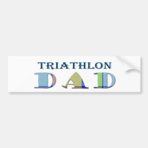 Adesivo Para Carro TriathlonDad