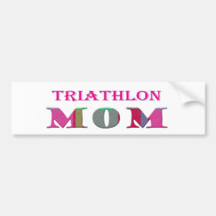 Adesivo Para Carro TriathlonMãe
