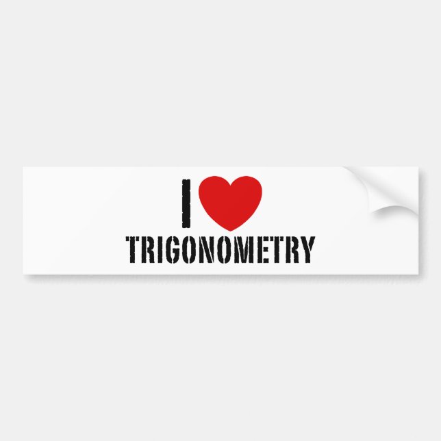Adesivo Para Carro Trigonometria (Frente)