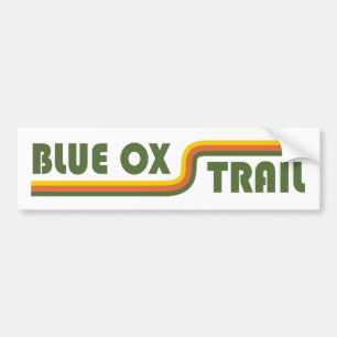 Adesivo Para Carro Trilha de Ox Azul