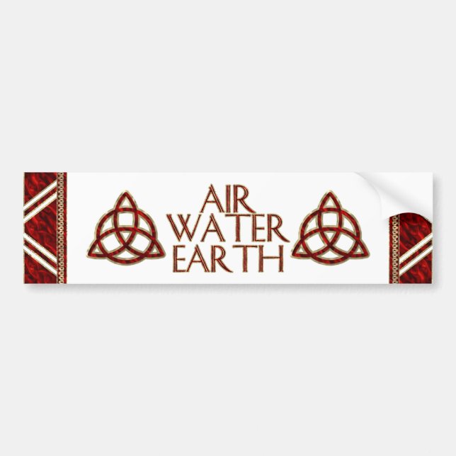 Adesivo Para Carro Triquetra Red Silk (Frente)