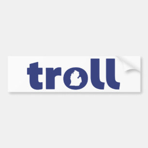 Adesivo Para Carro Troll de Michigan