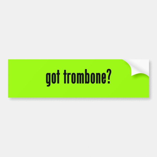 Adesivo Para Carro trombone obtido? (Frente)