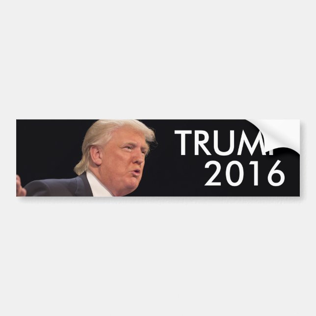 Adesivo Para Carro Trump 2016 (Frente)
