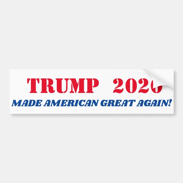 ADESIVO PARA CARRO TRUMP 2020 (Frente)