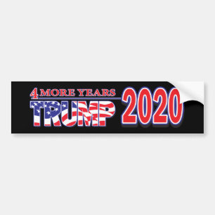 Adesivo Para Carro Trump 2020 4 Mais Anos