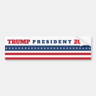 Adesivo Para Carro Trump 2020 Red White e Blue Flag