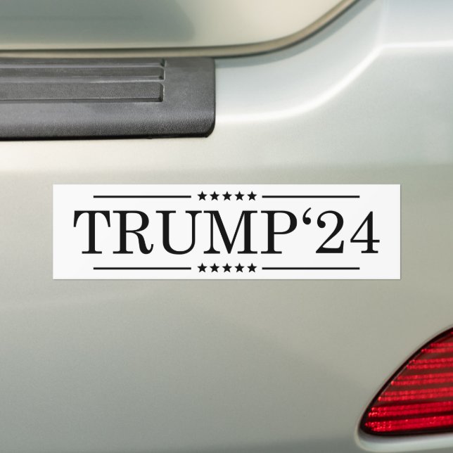 Adesivo Para Carro Trump 2024 (No carro)
