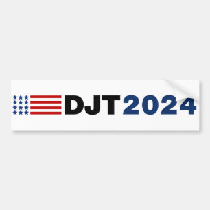 Adesivo Para Carro Trump 2024 DJT