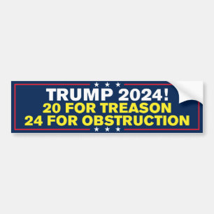 Adesivo Para Carro Trump 2024: Trace Anti-Trump
