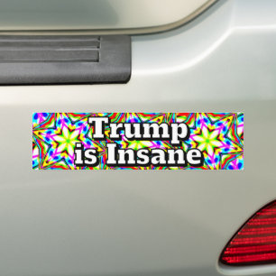 Adesivo Para Carro Trump é Louco