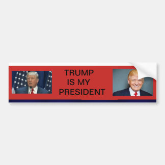 ADESIVO PARA CARRO TRUMP É MEU PRESIDENTE BUMPER STICKER