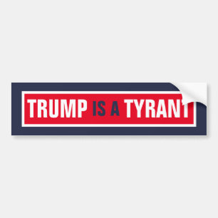 Adesivo Para Carro Trump é uma política GOP tirana