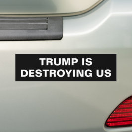 Adesivo Para Carro Trump está nos destruindo
