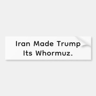 Adesivo Para Carro Trump is Iran's Whormuz Hankamer Artjunkhaus Comic