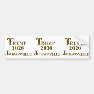 ADESIVO PARA CARRO TRUMP JACKSONVILLE 2020