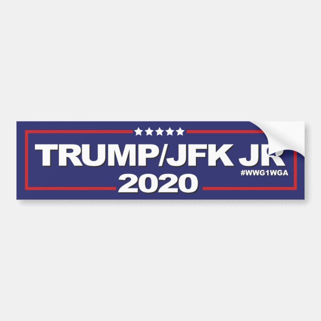 Adesivo Para Carro TRUMP JFK JR 2020 bumper sticker (Frente)