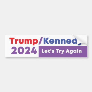 Adesivo Para Carro Trump & Kennedy 2024 Eletion Bumper Sticker