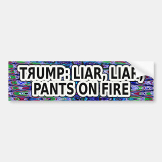 Adesivo Para Carro Trump: Liar, Liar, Pants on Fire