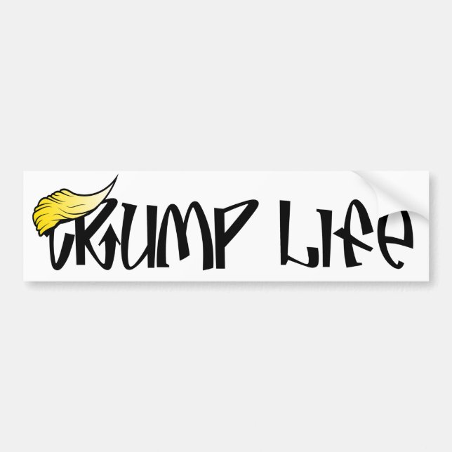 Adesivo Para Carro Trump Life (Frente)