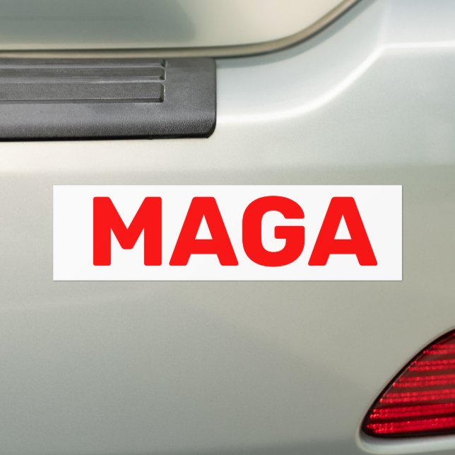 Adesivo Para Carro Trump Maga 2024 (No carro)