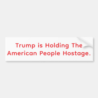 Adesivo Para Carro Trump Mantém a América como Refém Hankamer Artjunk