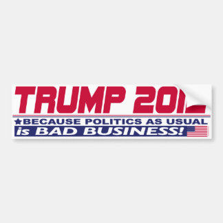 Adesivo Para Carro Trump para a mudança real 2012