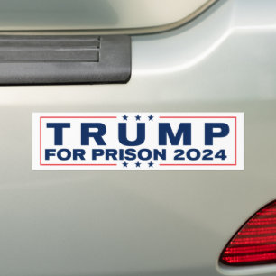 Adesivo Para Carro Trump Para A Prisão 2024 O Bloqueia Anti-Trump