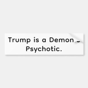 Adesivo Para Carro Trump Psicotrópico Demoníaco Hankamer Artjunkhaus 